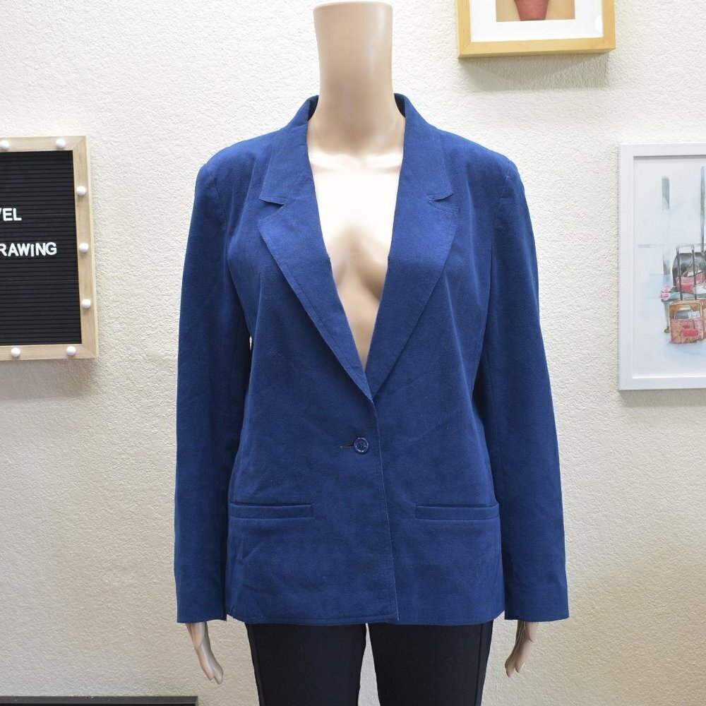 80's Vintage Count Romi Blue Suede Sport J…